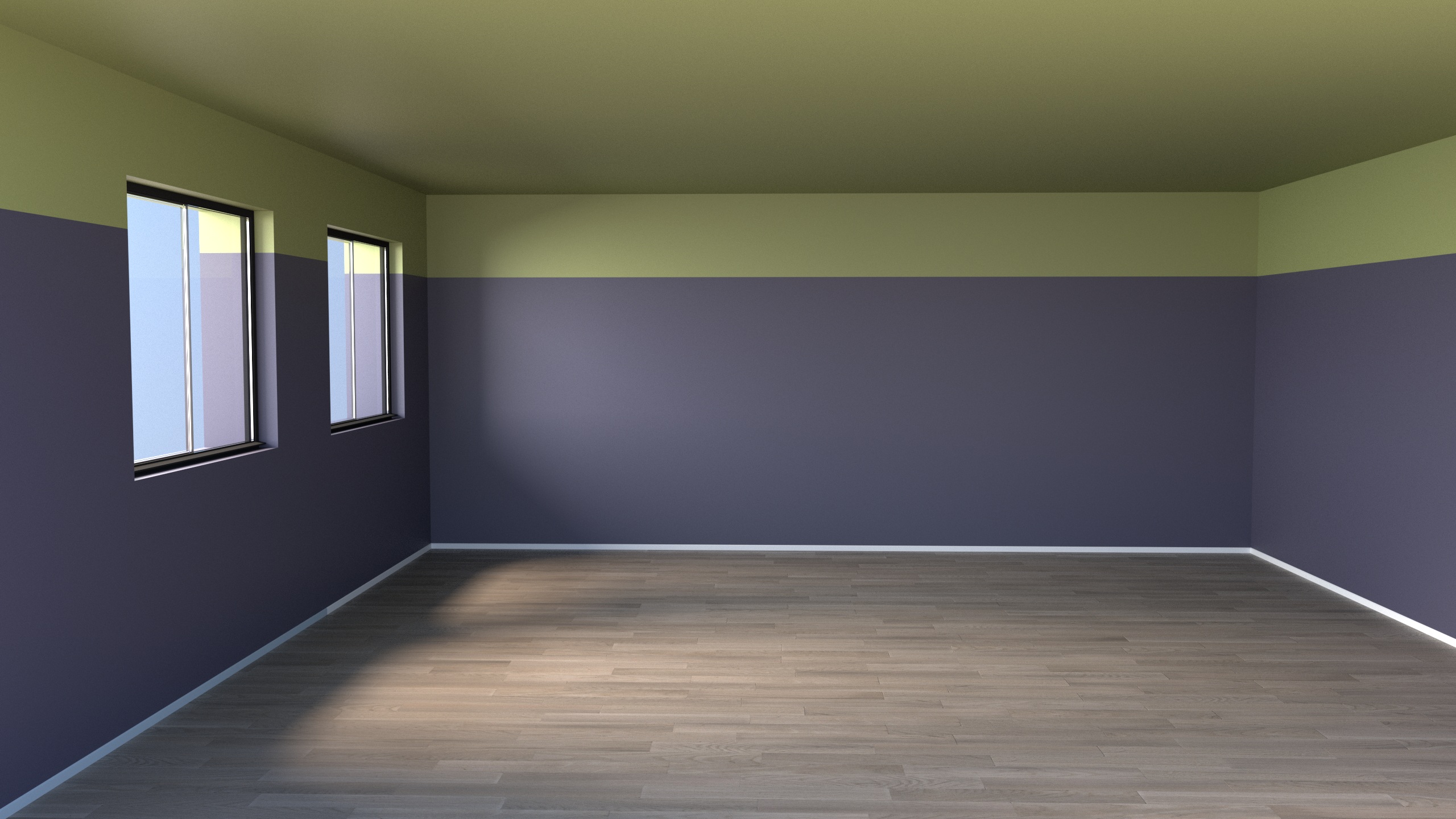 Appartamento ristrutturato con pareti tinteggiate a Udine