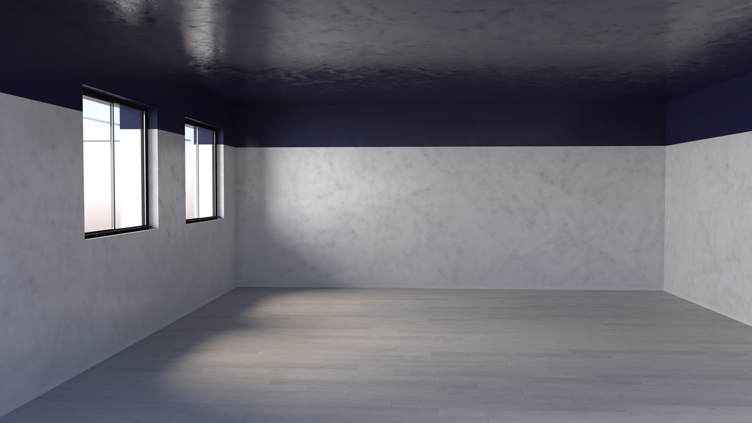 Esterno casa verniciato di fresco con colori neutri